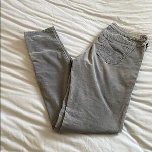 Ag Adriano Goldschmied Gray Cords. The Legging Super Skinny. Size 29